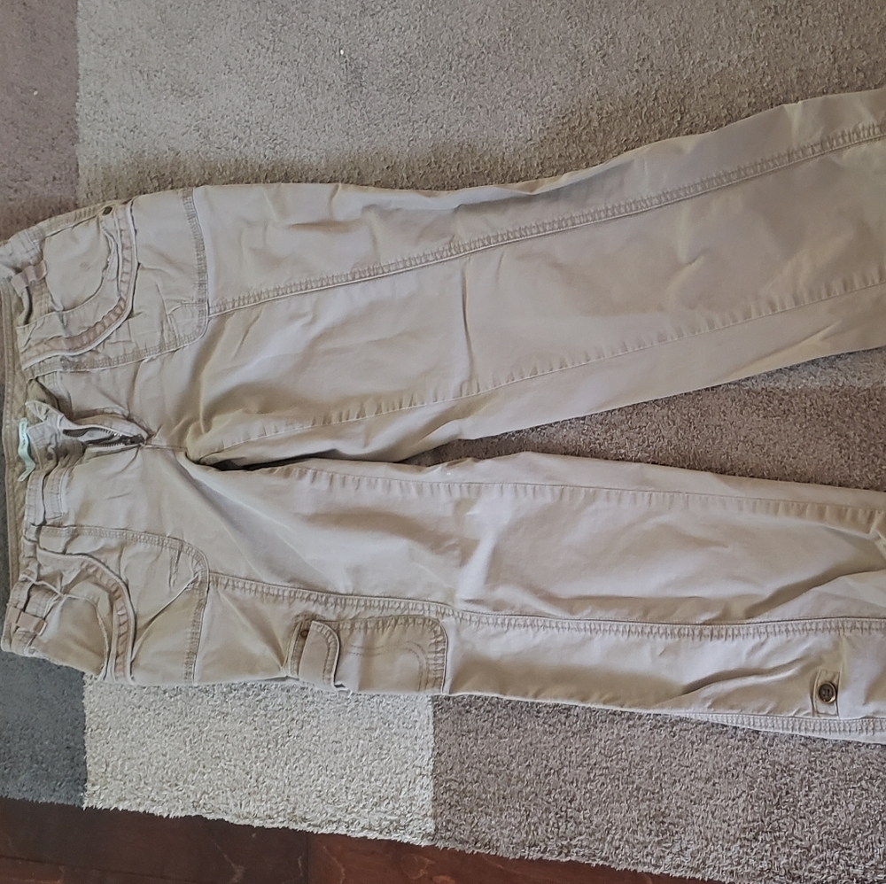 Tan pants cargo style